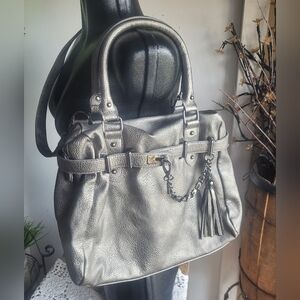 Steve Madden Silver Gray Purse